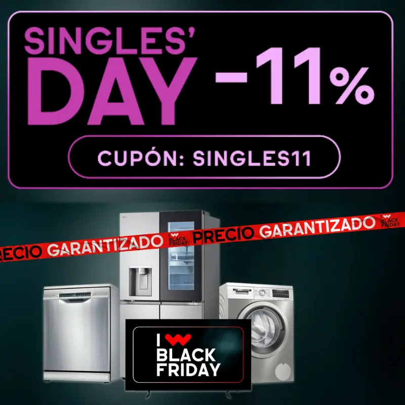 Singles Day Worten | Cupón 11% DTO. EXTRA
