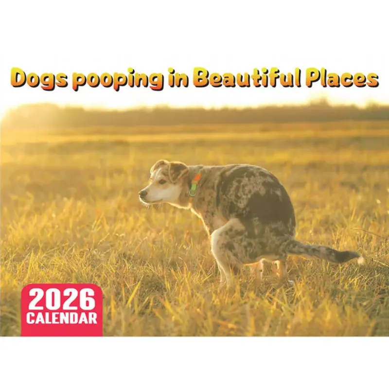 Calendario Perros Haciendo Caca 2026