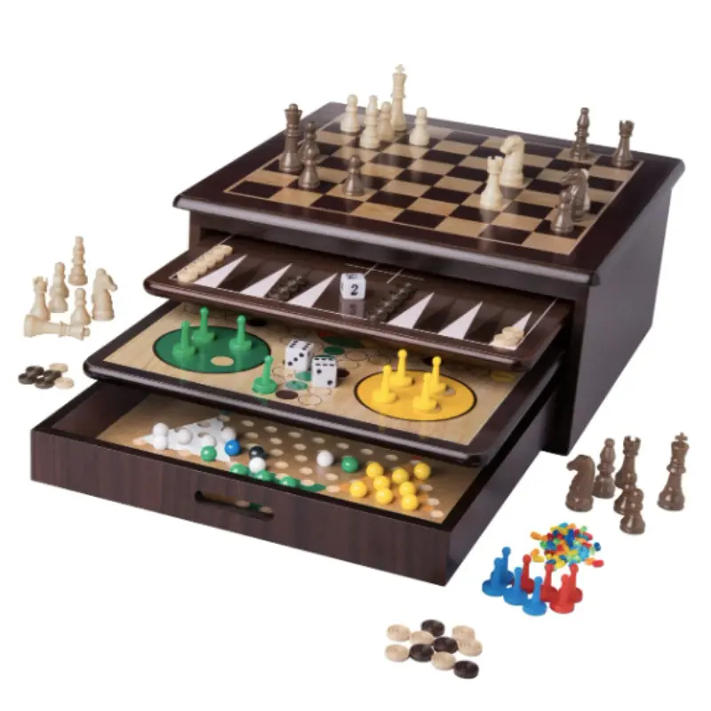 Colección juegos de mesa clásicos 10 en 1