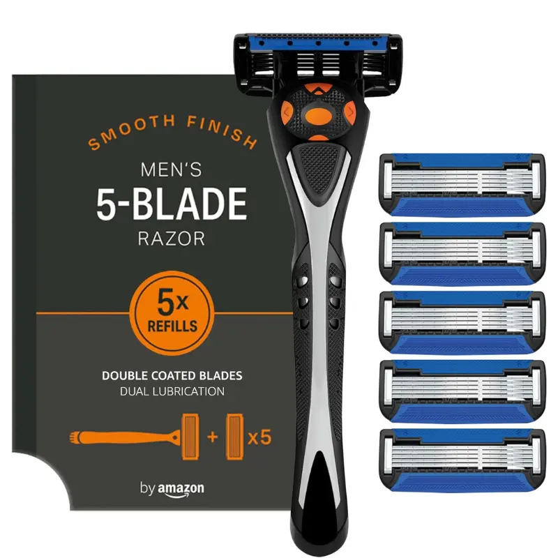 Maquinilla de afeitar de cinco hojas con 6 recambios [OFERTA]