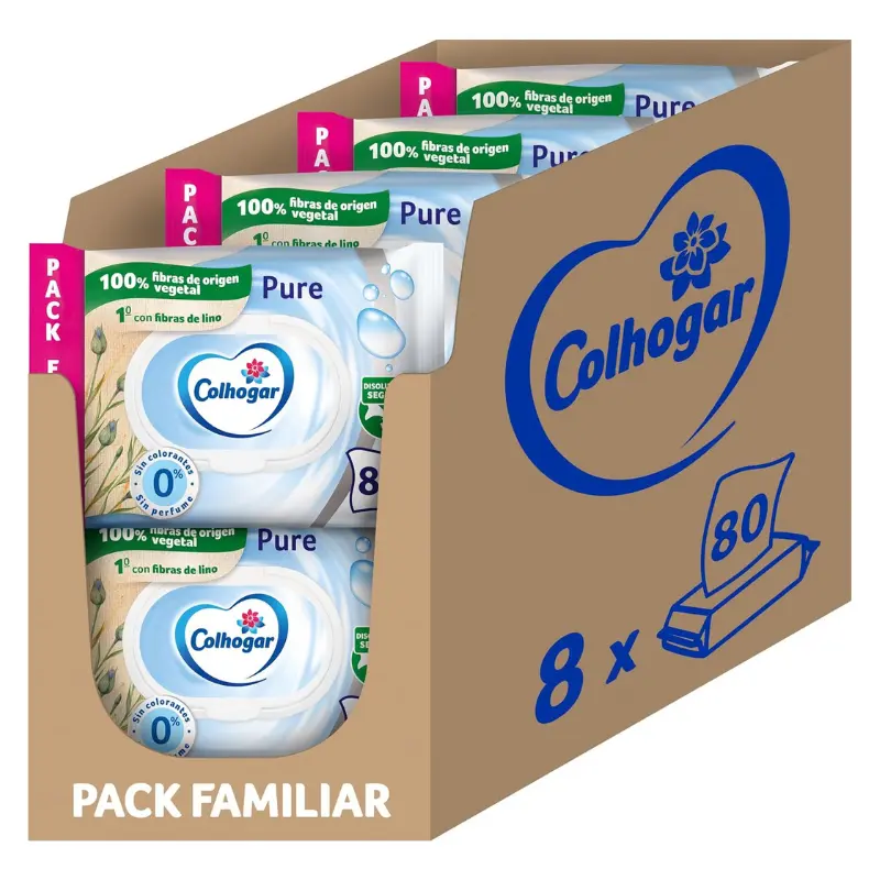 x640 Papel Higiénico Colhogar Pure Moist [OFERTA]