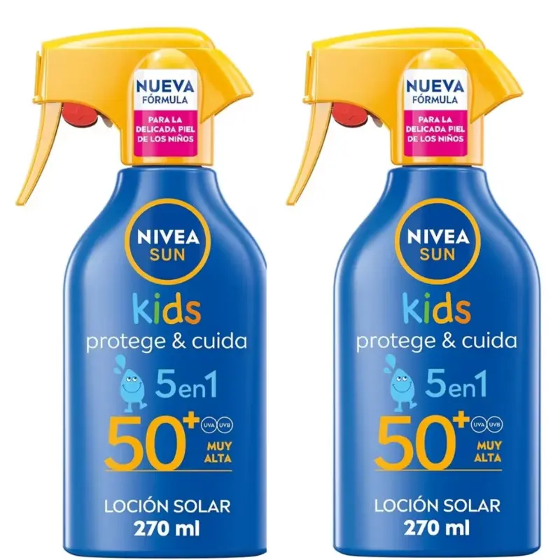 2x NIVEA SUN – Spray FP50+ Protector Solar Infantil