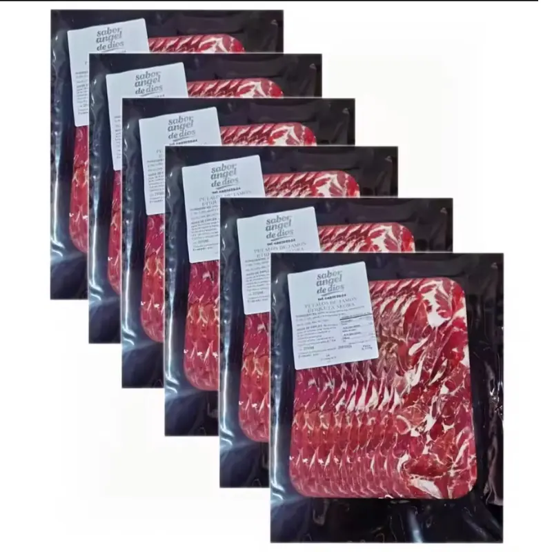 Pétalos de jamón ibérico sabor Ángel de Dios. 6 x 150g.