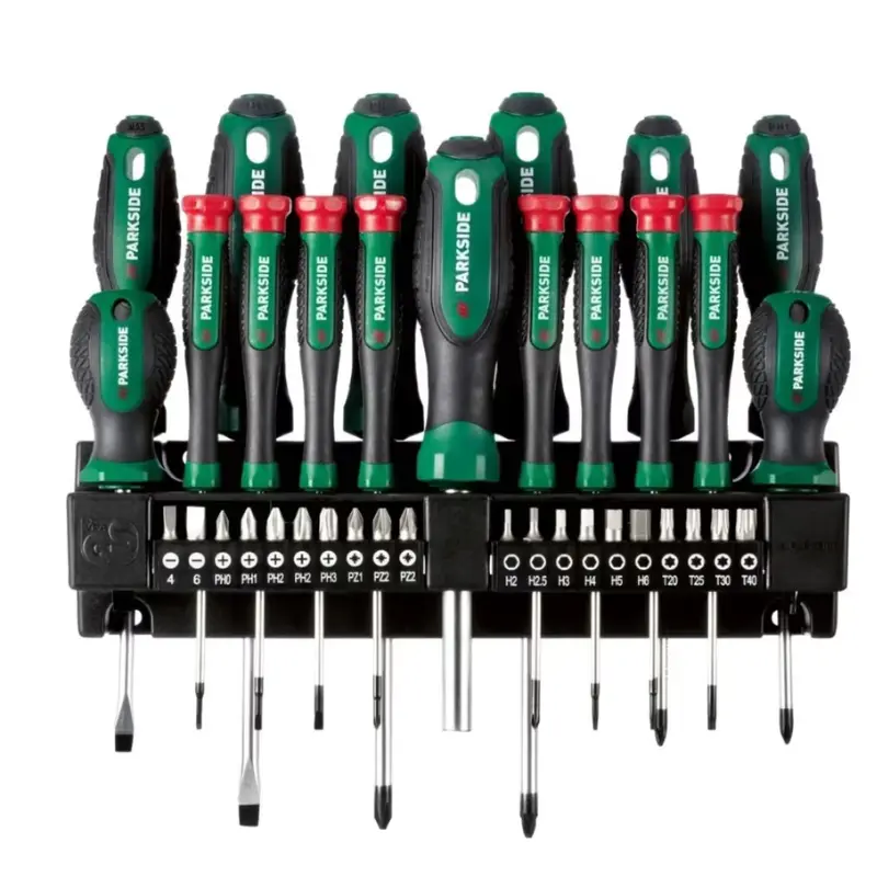 Set de destornilladores y puntas Parkside