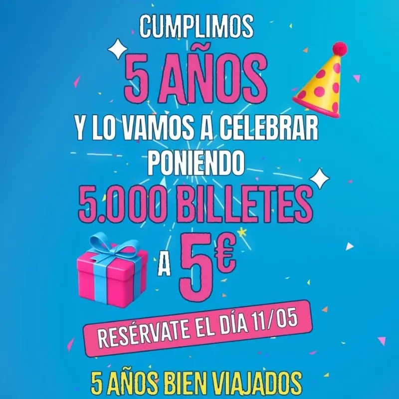 OUIGO – ¡Llegan los billetes desde 5€!