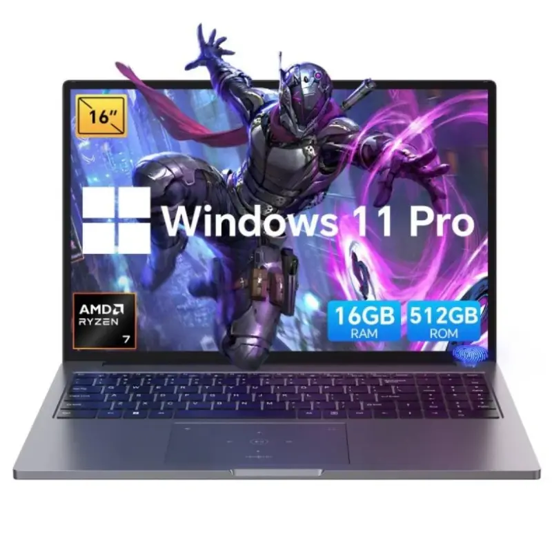 Blackview GamiBook 8 (16″, AMD Ryzen 7, 16+512GB SSD)