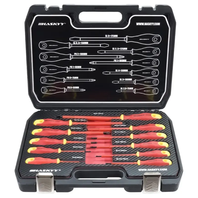 Maletín 11 destornilladores de electricista [OFERTA]