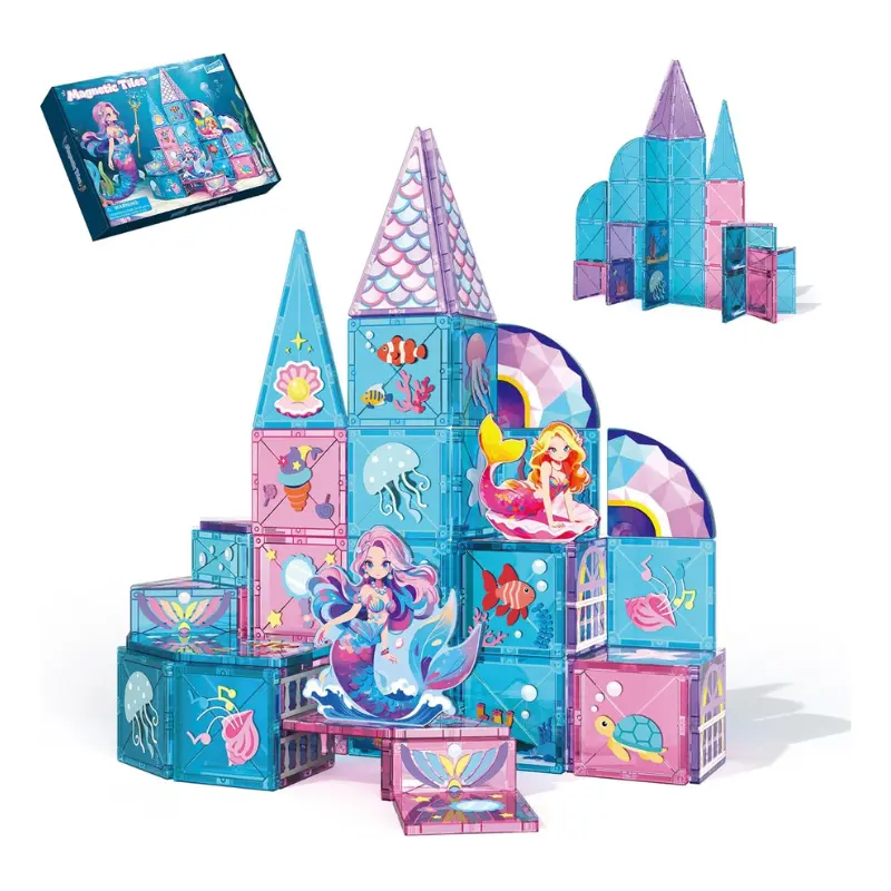 Juego de construcción con 51 piezas magnéticas [CUPÓN DESCUENTO]