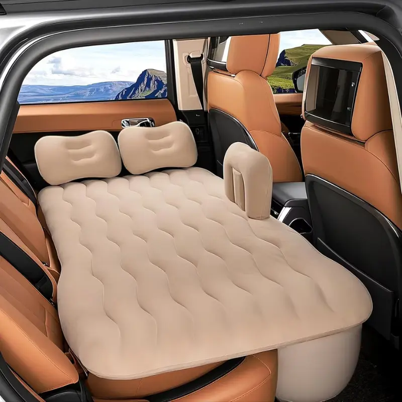 Colchón de Coche con 2 Almohadas 132 x 79 x 12 cm [OFERTA]