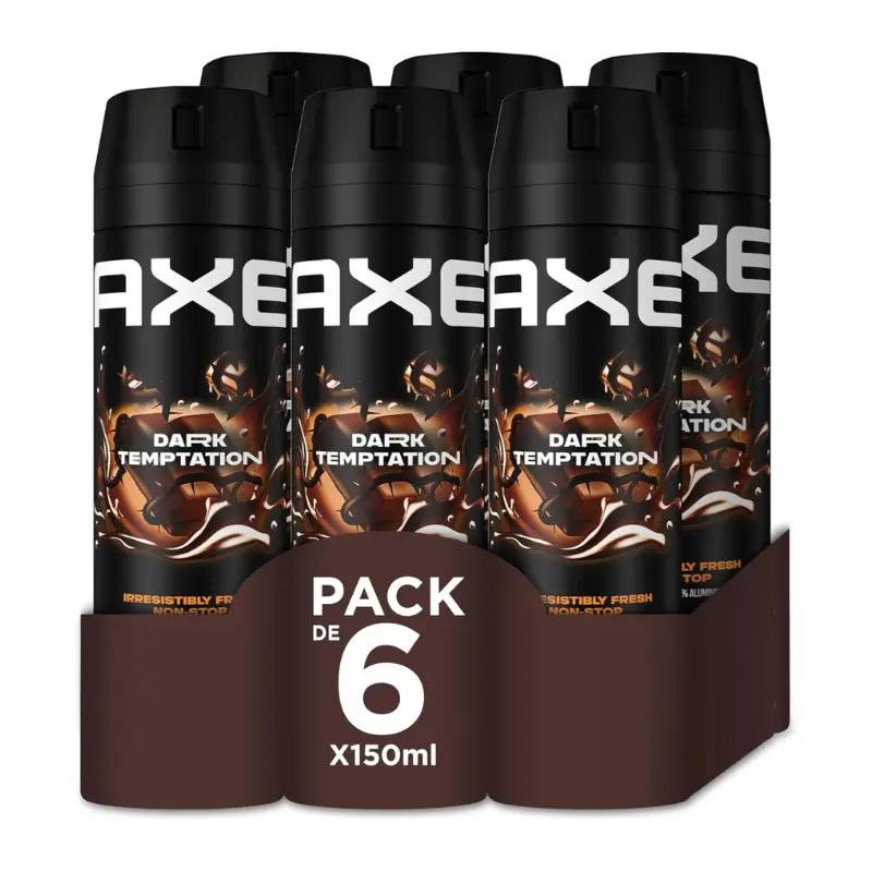 Pack x6 Desodorante Axe Dark Temptation [OFERTA]