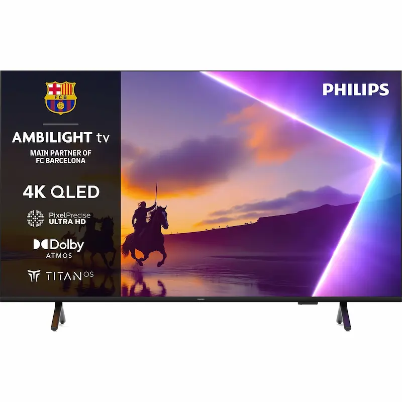 Smart TV Philips Ambilight 55″ 4K QLED  Titan OS